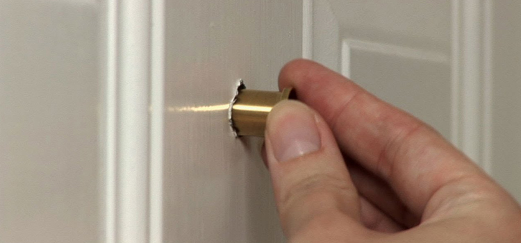 peephole door repair in Pacific Grove